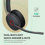 Yealink (BH74 Teams USB-C/A) Microsoft Certified Teams Bluetooth Wireless Headset(BH74-MS-C/A) - 8