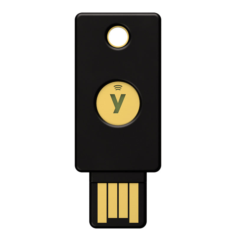 Yubico YubiKey Security Key USB-A and NFC Two-Factor Authentication - Black(5060408465295) - 2