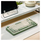 Yunzii B75 Pro Hot-Swappable Wireless Green Mechanical Keyboard - Milk V2 Switches(KBYZB75PGRMK) - 4