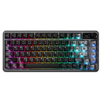 Yunzii B75 PRO QMK/VIA Knob TFT Screen Wireless Black Mechanical Keyboard - Candy Linear(KBYZB75MAXBKCD) - 1