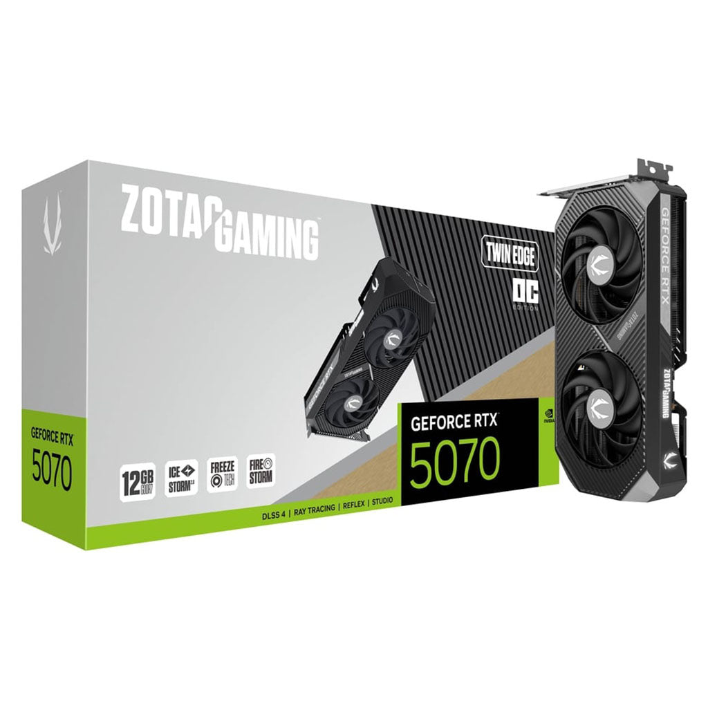 Zotac Gaming GeForce RTX 5070 Twin Edge OC 12GB Video Card(ZT-B50700H-10P) - 1
